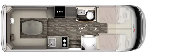 Tagesgrundriss Frankia M-Line I 7400 PLUS