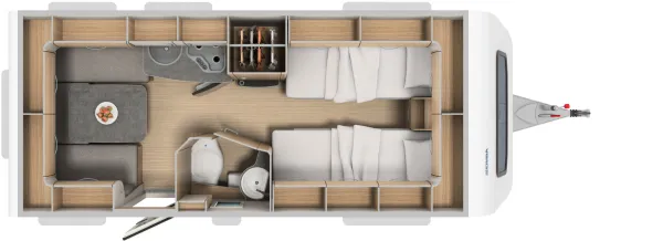 Tagesgrundriss Hymer Eriba Nova Light 470