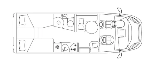 Tagesgrundriss Laika Ecovip L 3009