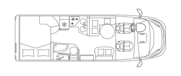 Tagesgrundriss Laika Ecovip L 3010