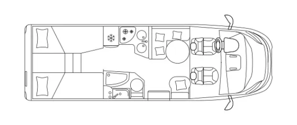 Tagesgrundriss Laika Ecovip L 3019