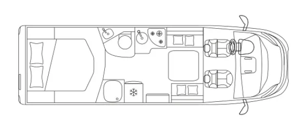 Tagesgrundriss Laika Ecovip L 4012 DS