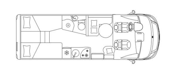Tagesgrundriss Laika Ecovip H 3109