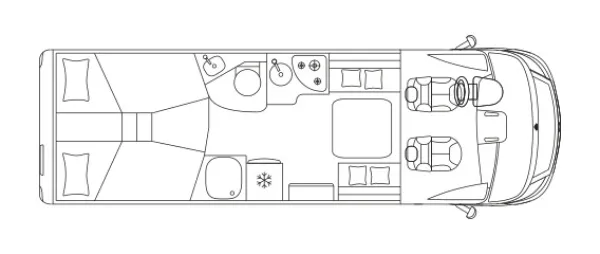 Tagesgrundriss Laika Ecovip H 4109 DS