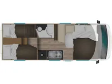 Grundriss Nacht Itineo FAMILI COMPACT CJ660