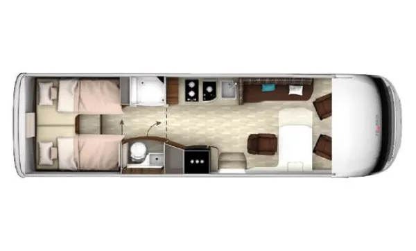 Tagesgrundriss Frankia Titan I 890 GD-B