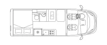 Grundriss Tag Laika Ecovip 600 mit Tageszulassung