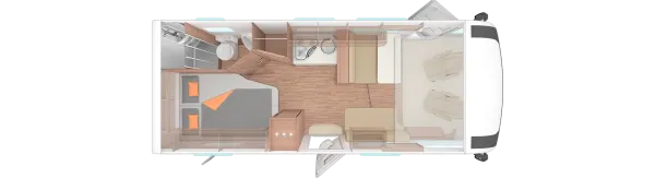 Tagesgrundriss Weinsberg CaraCore 650 MF