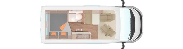 Tagesgrundriss Weinsberg CaraTour 540 MQ