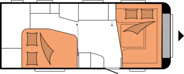Nachtgrundriss Hobby Prestige 560 WFU