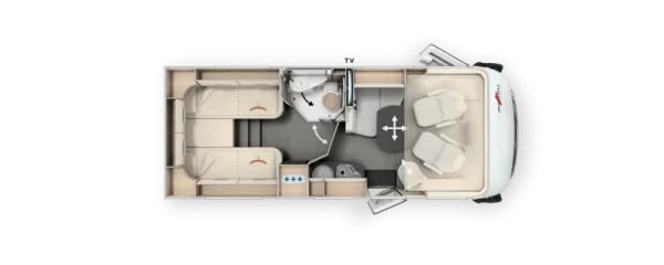 Nachtgrundriss Malibu I 441 LE