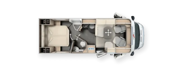 Nachtgrundriss Malibu T 500 QB