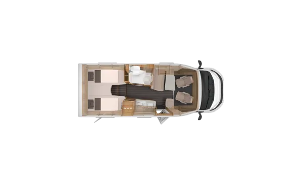 Nachtgrundriss Knaus Sky TI 650 MEG