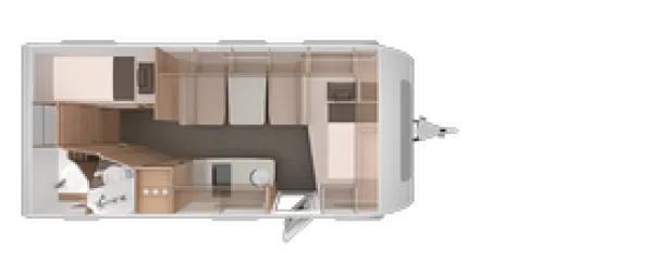 Tagesgrundriss Knaus Südwind 500 QDK 60 YEARS