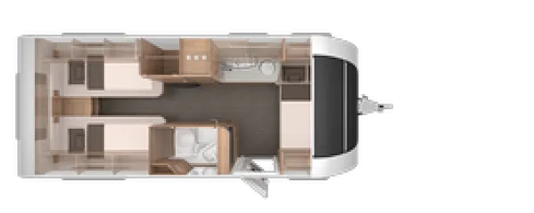 Nachtgrundriss Knaus Südwind 540 UE 60 YEARS