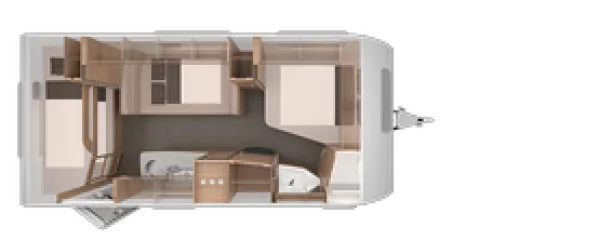 Nachtgrundriss Knaus Südwind 550 FSK 60 Years