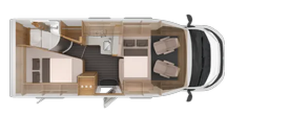 Nachtgrundriss Knaus Sky TI 650 MF Platinum Selection