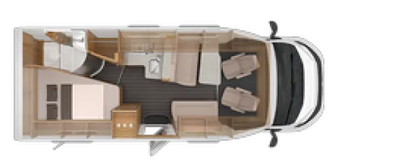 Tagesgrundriss Knaus Sky TI 650 MF Platinum Selection