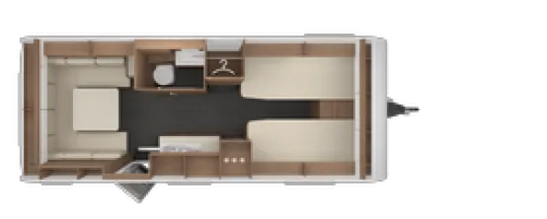 Tagesgrundriss Tabbert Senara 550 E 2,3