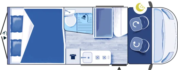 Nachtgrundriss Challenger Van V210 Sport Edition