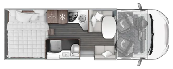 Tagesgrundriss Roller Team Kronos 290 M