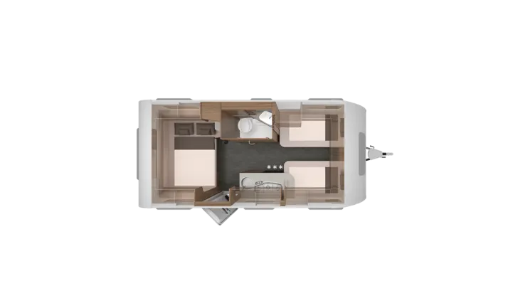 Grundriss Nacht Knaus Sport 460 EU ePower Selection Abverkaufsstück