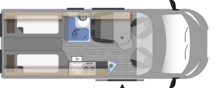 Grundriss Tag Clever SELECT LINE Spirit Tageszulassung