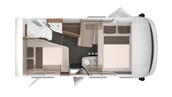 Nachtgrundriss Knaus Van I 550 MF