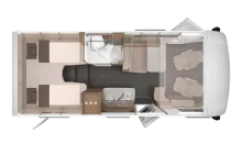 Grundriss Tag Knaus L!VE I 650 MEG