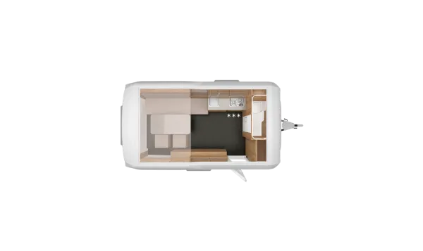 Tagesgrundriss Knaus Deseo 400 TR
