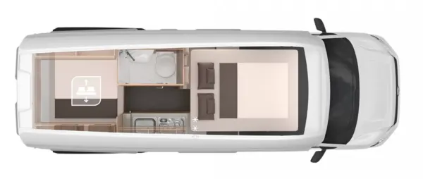 Nachtgrundriss Knaus BoxDrive 600 XL