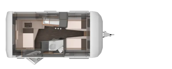 Nachtgrundriss Knaus Azur 460 EU