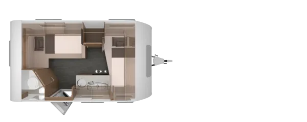 Nachtgrundriss Knaus Sport 400 QD ePower Selection