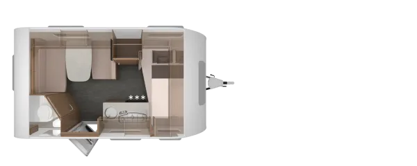 Tagesgrundriss Knaus Sport 400 QD ePower Selection