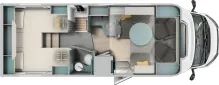 Grundriss Tag Laika Kosmo L 409