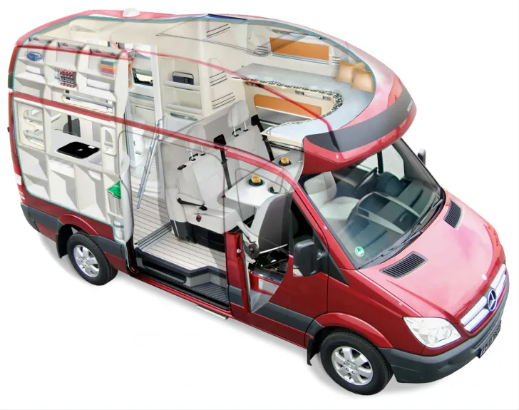 Grundriss Tag Westfalia James Cook Westfalia