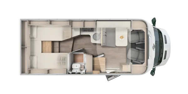 Tagesgrundriss Carado T 338 EDITION26