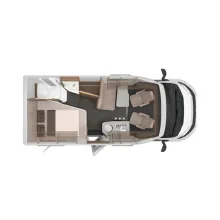 Grundriss Tag Knaus Van TI 550 MF VANSATION - AUTOMATIK -