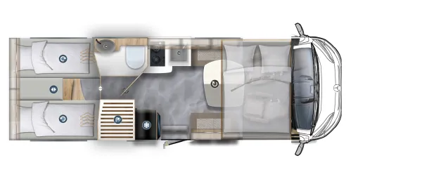 Tagesgrundriss Eura Mobil Integra Line GT 726 EF