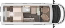 Grundriss Tag Knaus BoxLife 600 ME Platinum Selection - AUTOMATIK -