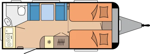 Tagesgrundriss Hobby Excellent 460 SL