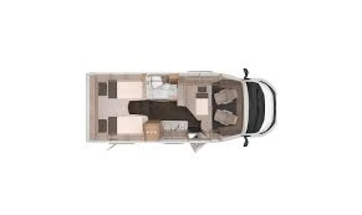Grundriss Nacht Knaus L!VE TI 650 MEG Platinum Selection
