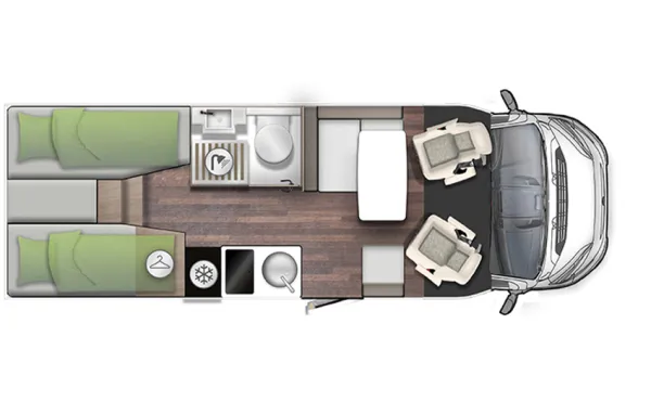 Tagesgrundriss Forster T 699 EB