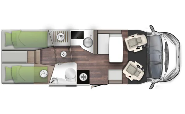 Tagesgrundriss Forster T 745 EB