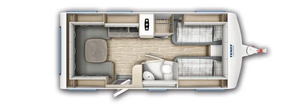 Tagesgrundriss Fendt Bianco Selection 515 SG Tagesgrundriss Fendt Bianco Selection 515 SG