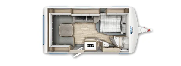 Tagesgrundriss Fendt Bianco Activ 445 SFB Tagesgrundriss Fendt Bianco Activ 445 SFB