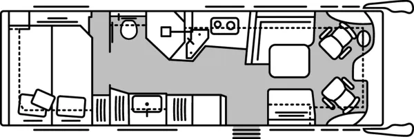 Tagesgrundriss Morelo Loft Premium 83 F
