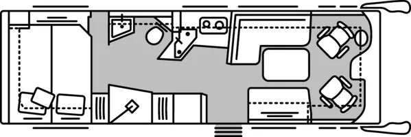 Tagesgrundriss Morelo Loft Liner 81 FB