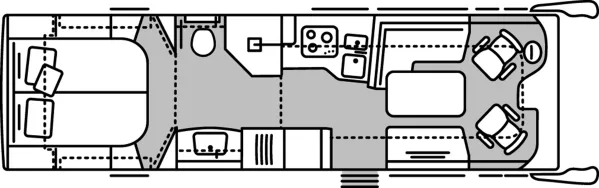 Tagesgrundriss Morelo Palace Liner 90 M