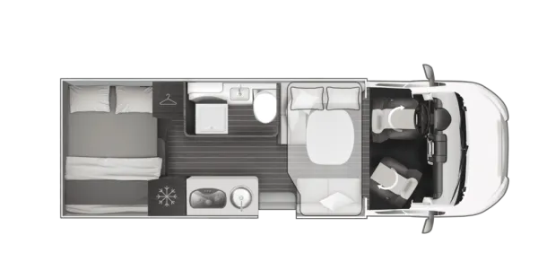 Tagesgrundriss Roller Team Kronos 298 TL